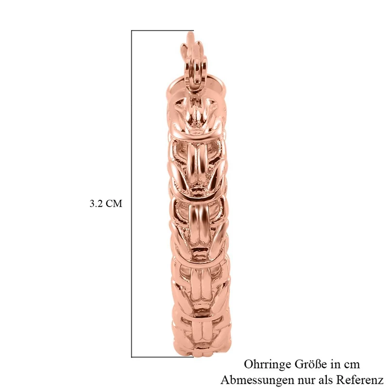 Byzantinische Königscreolen, ca. 16,00g, goldfarben
