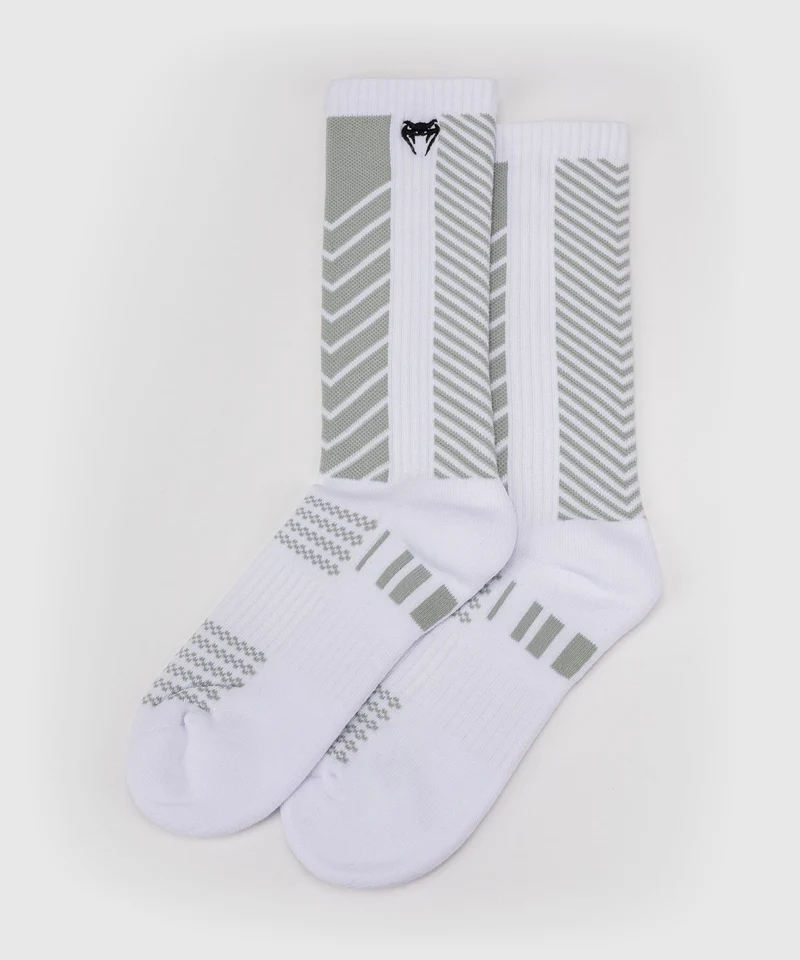 Chaussettes Longues Venum Vector - Blanc/Gris