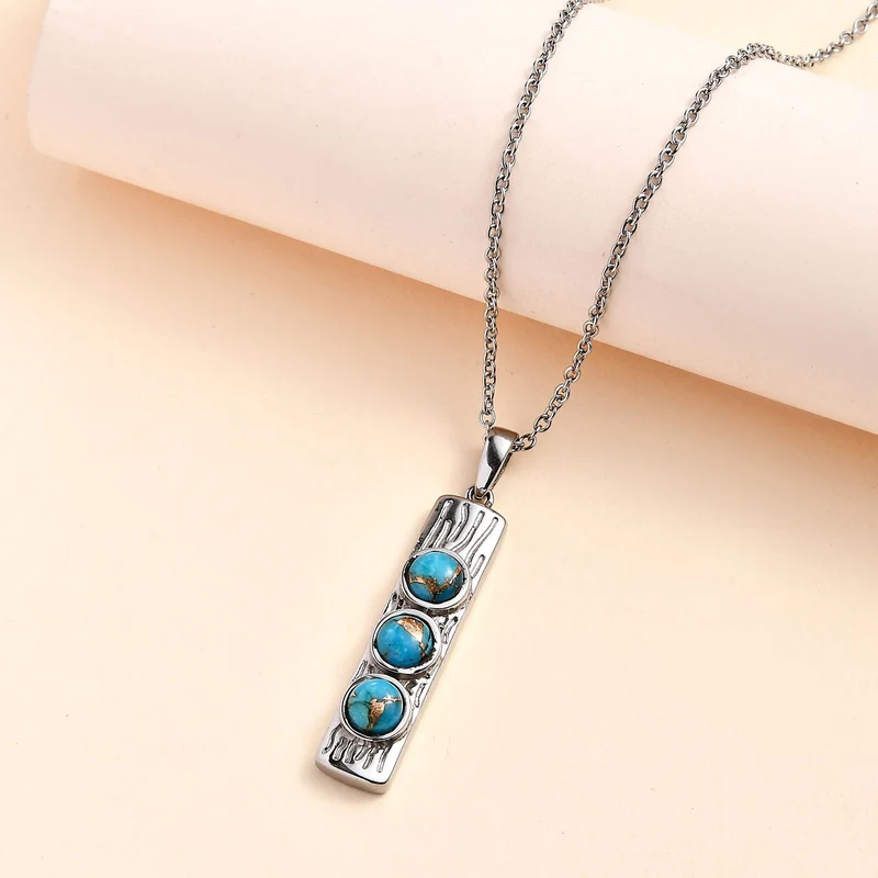 Malachit Schmuckset ca. 2,58 ct.