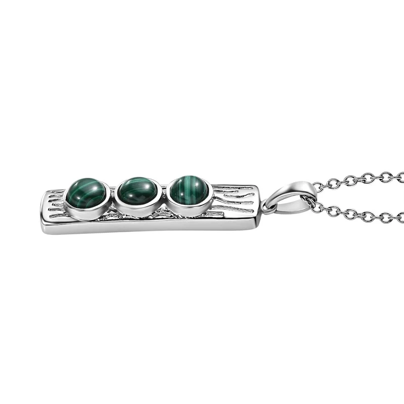 Malachit Schmuckset ca. 2,58 ct.