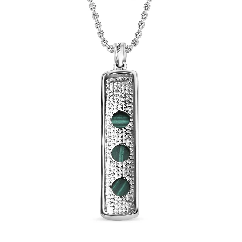 Malachit Schmuckset ca. 2,58 ct.