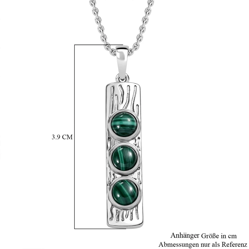 Malachit Schmuckset ca. 2,58 ct.