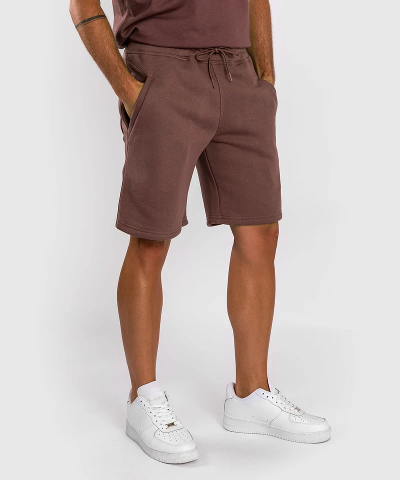 Short en coton Venum Silent Power - Marron