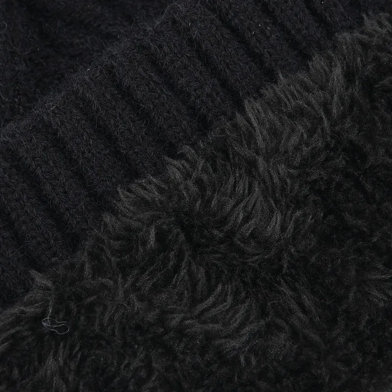 Strickmütze mit Bommel, weiches Mischgewebe, Einheitsgröße, Sandbeige