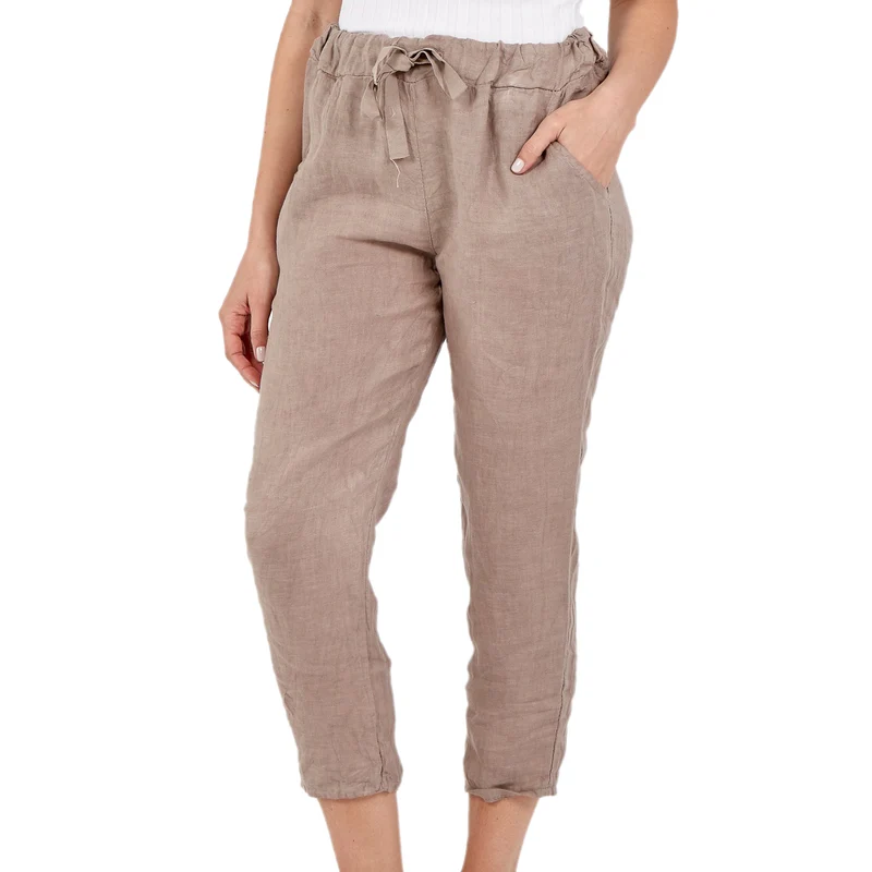Nova of London, Leinenhose, khaki