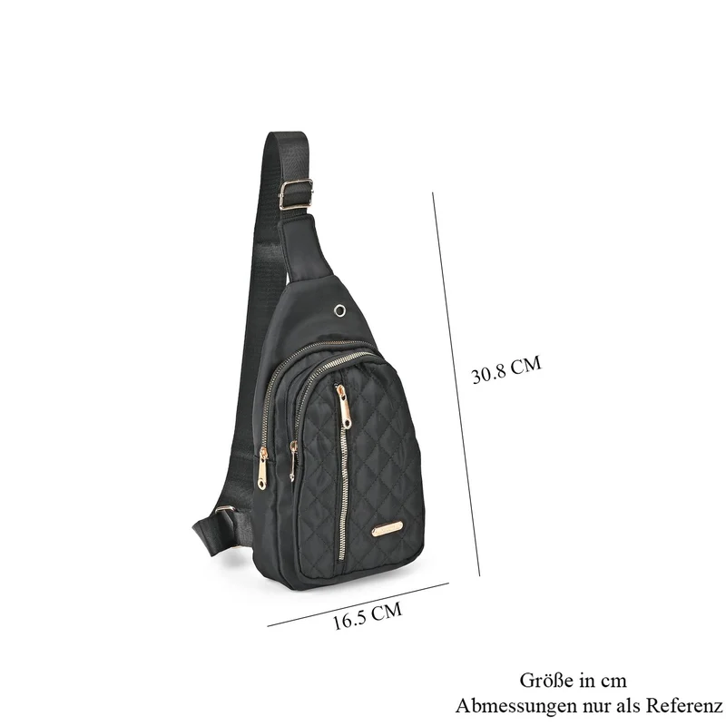 Oxford side bag, 100% polyester W16.5*H30*D8cm 155g