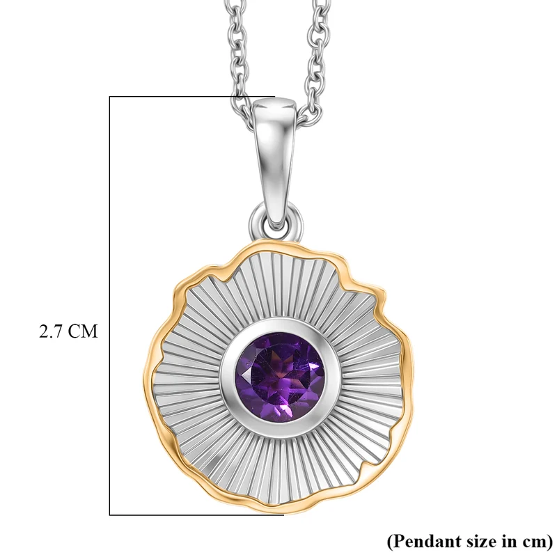 EVER TRUE Afrikanischer Amethyst Schmuckset ca. 50 cm ca. 1,00 ct.