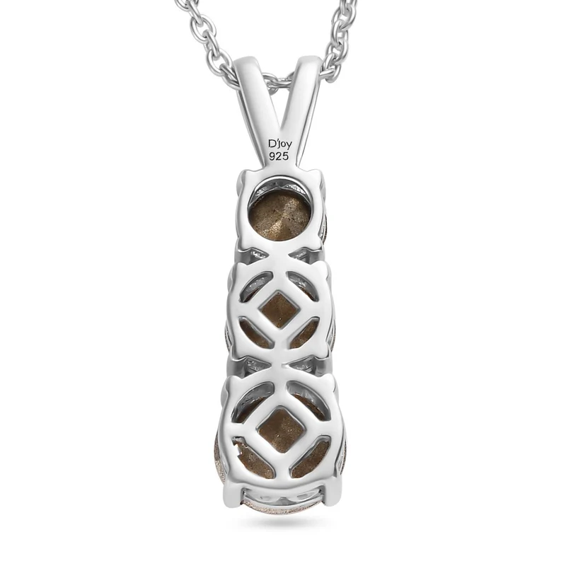 AB Kristall Schmuckset 925 Silber platiniert ca. 2,34 ct.