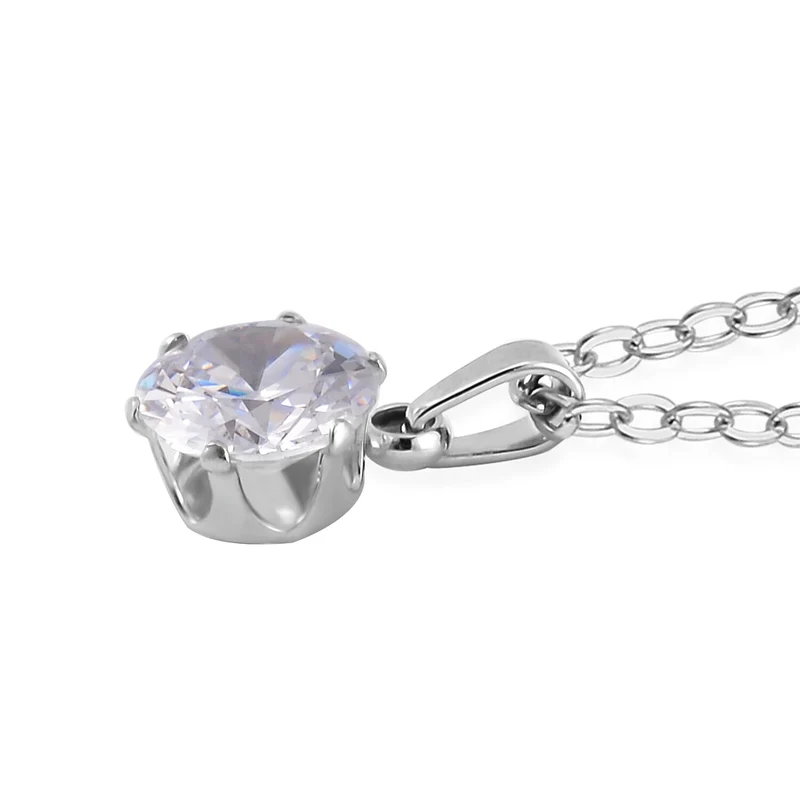 9er Set - 5 Anhänger, 5 Ohrstecker, 1 Edelstahl Kette ca. 0.10 ct