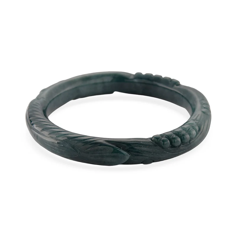 Jadeit Armreif 20 cm ca. 330,00 ct.