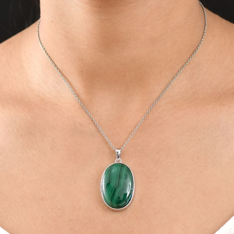 Malachit Schmuckset ca. 29.00 ct