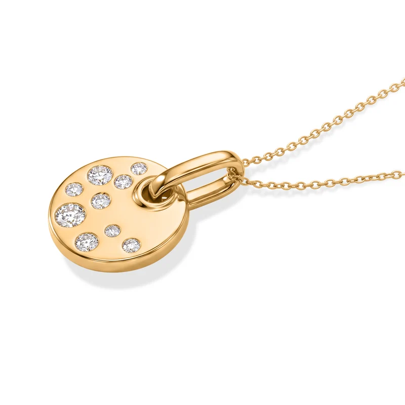 LUXURIANT DIAMOND - Lab Grown Diamant SGL zertifiziert SI-GH Schmuckset ca. 50 cm 925 Silber Rhodiniert ca. 0,50 ct.