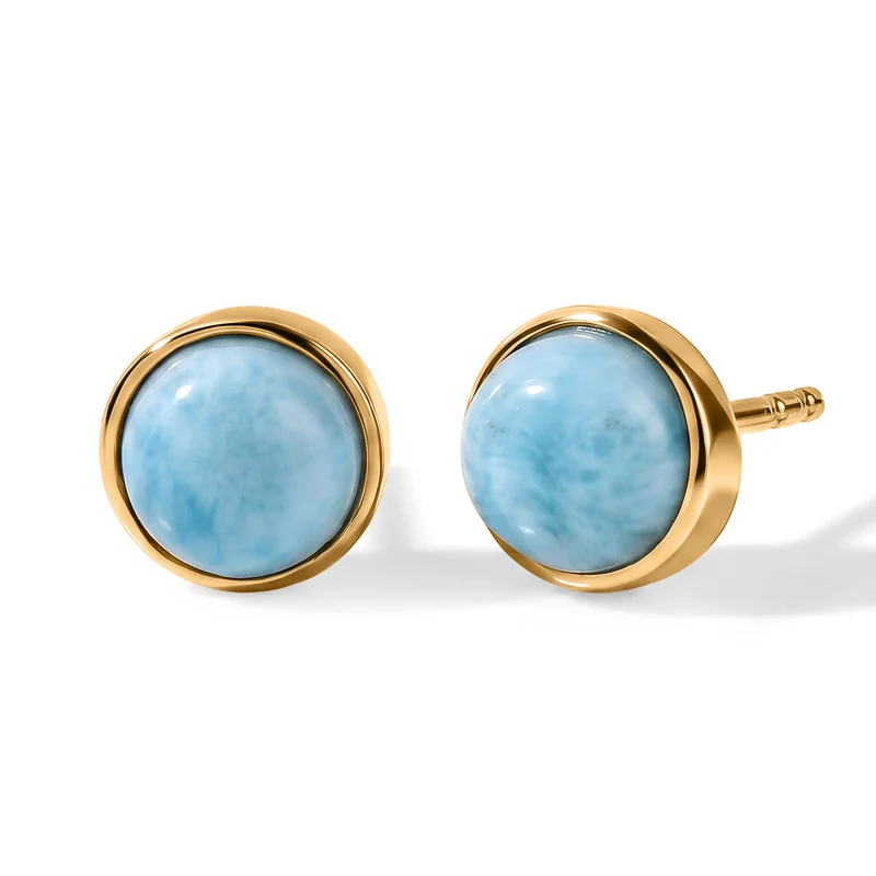 EVER TRUE AAA Larimar Schmuckset ca. 50 cm (Größe 19) ca. 6,09 ct.