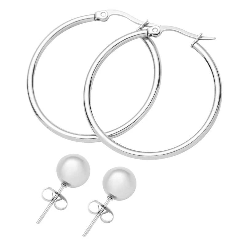 EVER TRUE 316L Edelstahl Ion-Gelbbeschichtung Schmuckset ca. 110,91g
