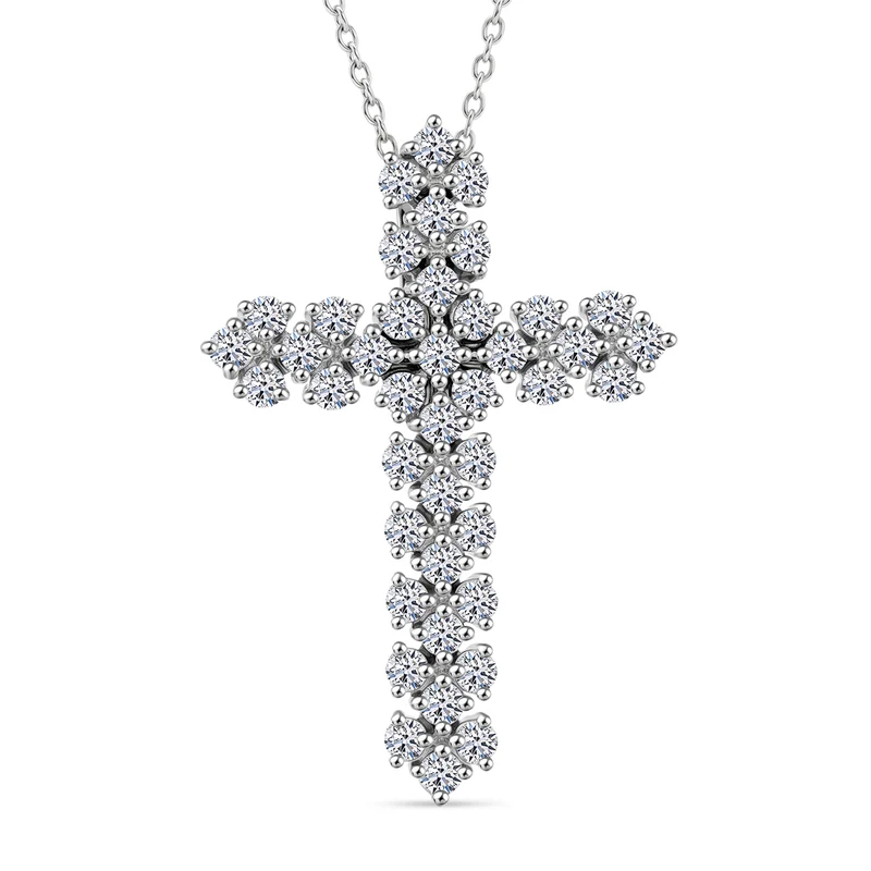 LUXURIANT DIAMOND - Lab Grown Diamant SI-GH Schmuckset SGL zertifiziert ca. 50 cm 925 Silber Rhodiniert ca. 1.00 ct