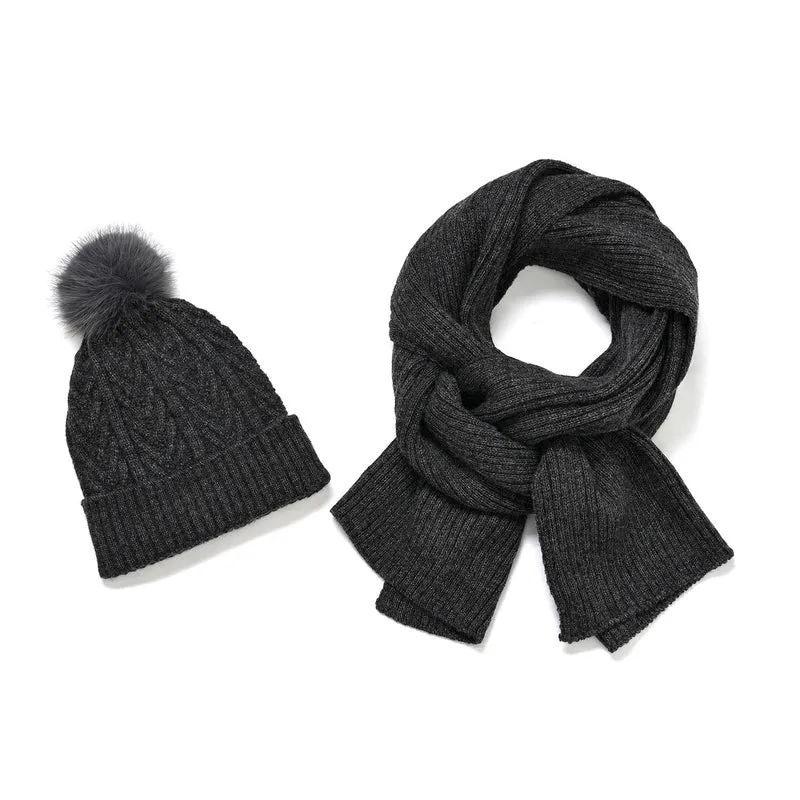 Scarf /hat Material:22% polyester 26% nylon 52% Acrylic size : Hat: 20cmX21cm Scarf: 180cmX29cm weight:350 gColor:khaki