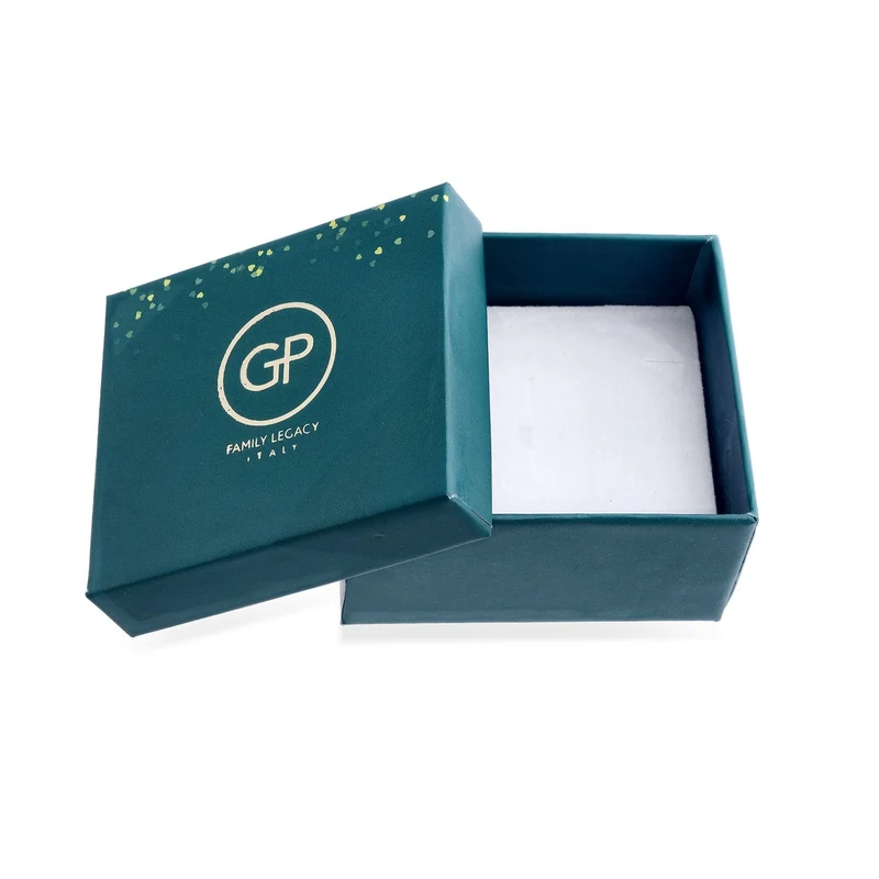 GP - Kanchanaburi Blauer Saphir, Natürlicher Champagner Diamant Schmuckset ca. 50 cm 925 Silber 750 Roségold Vermeil ca. 0,25 ct.