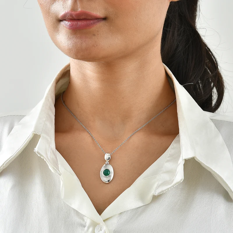 EVER TRUE Blaues Türkis Anhänger mit Kette, ca. 50 cm ca. 1.34 ct