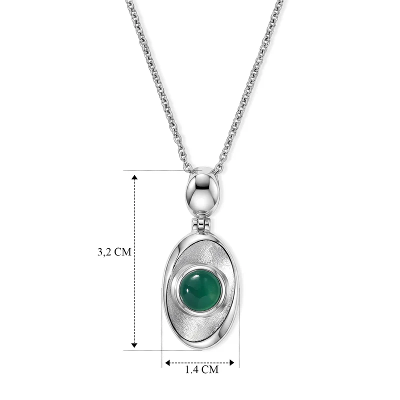 EVER TRUE Blaues Türkis Anhänger mit Kette, ca. 50 cm ca. 1.34 ct