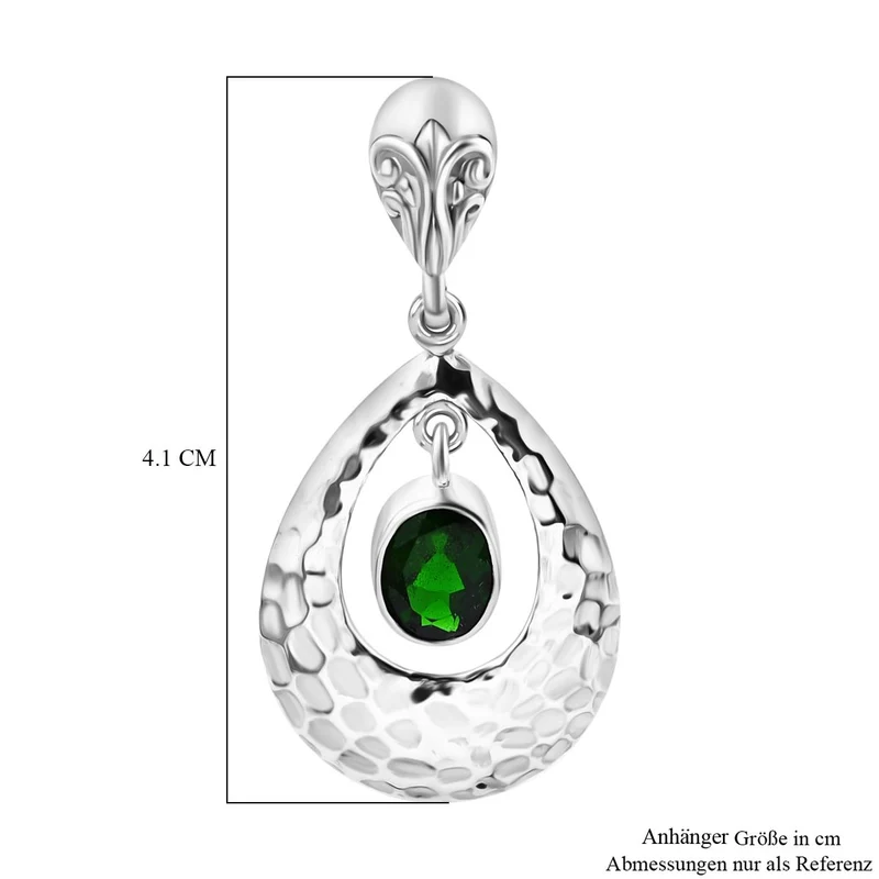 Royal Bali - Afrikanischer Rubin (Fissure gefüllt) Ohrringe, 925 Silber ca. 3.83 ct