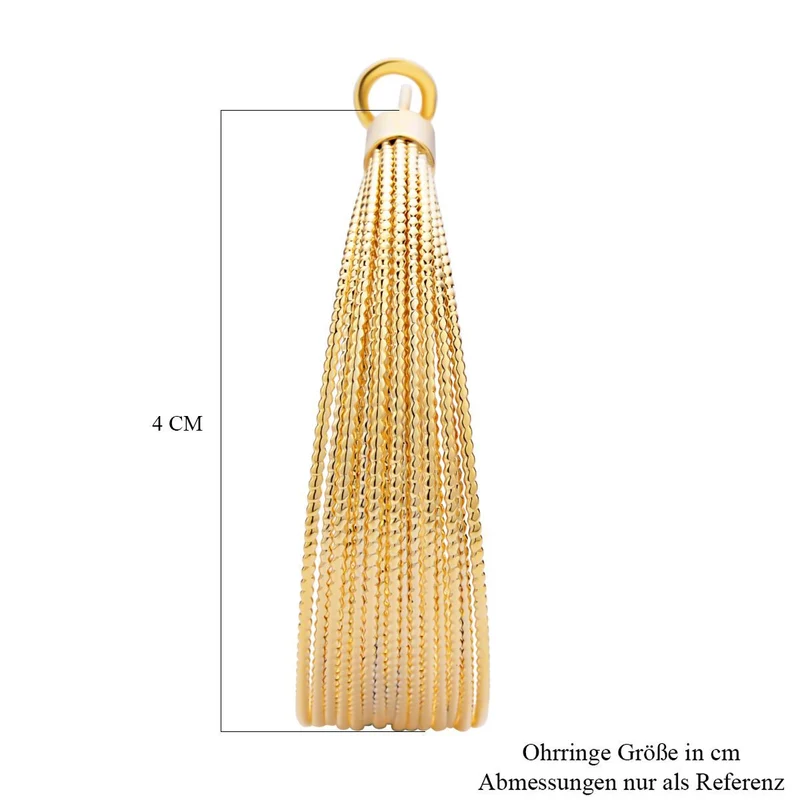 Designer inspirierte Creolen, goldfarben