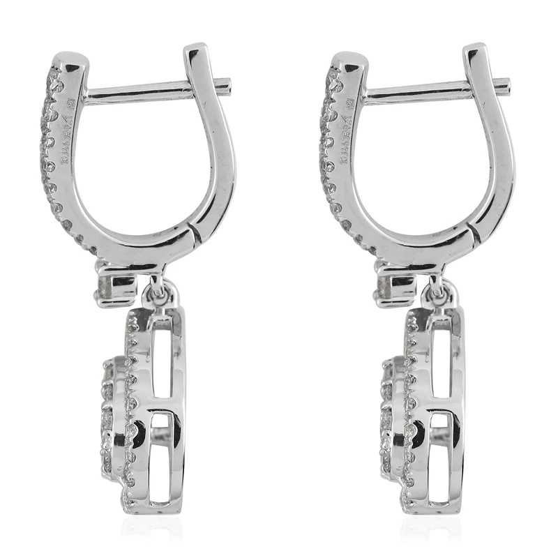 RHAPSODY Diamant-Ohrringe, IGI zertifiziert VS E-F, 950 Platin ca. 1.02 ct (1-6 Werktage Lieferzeit)