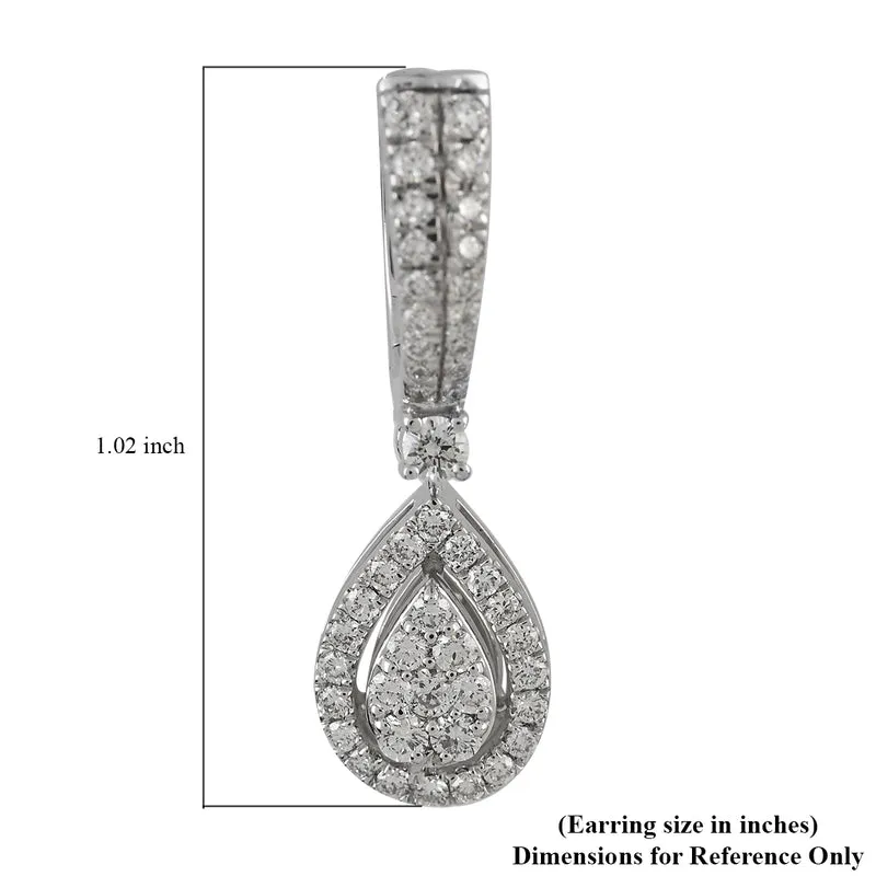 RHAPSODY Diamant-Ohrringe, IGI zertifiziert VS E-F, 950 Platin ca. 1.02 ct (1-6 Werktage Lieferzeit)