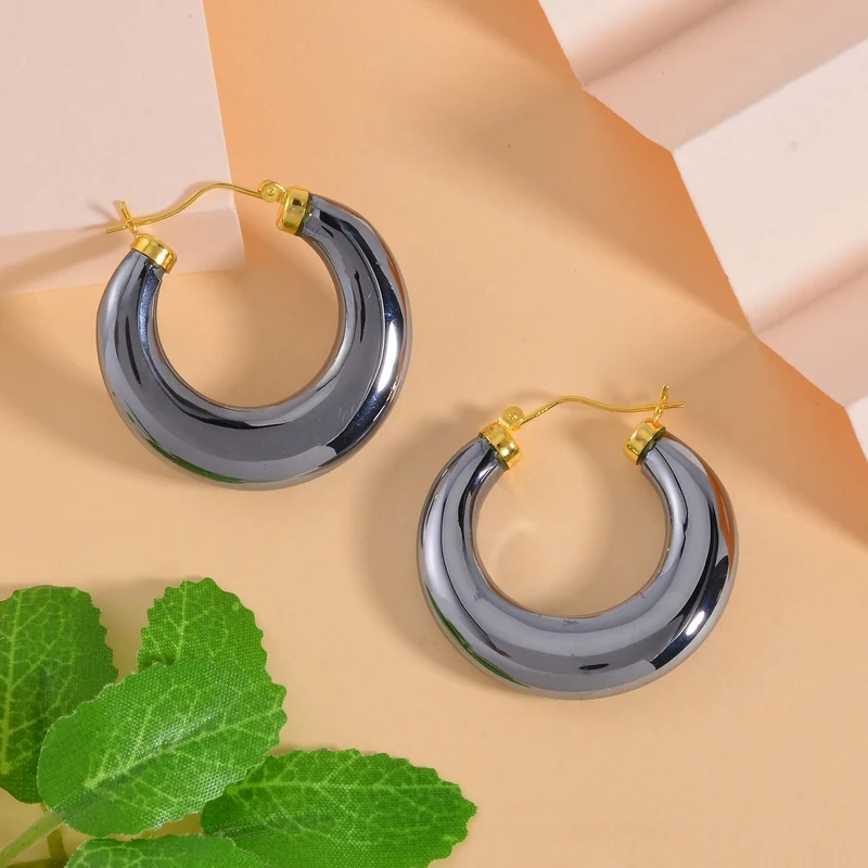 Terahertz Ohrringe 925 Silber rhodiniert