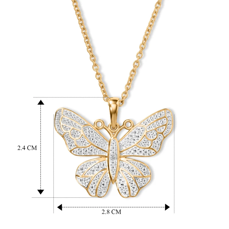EVER TRUE Weißer Diamant Schmuckset ca. 50 cm