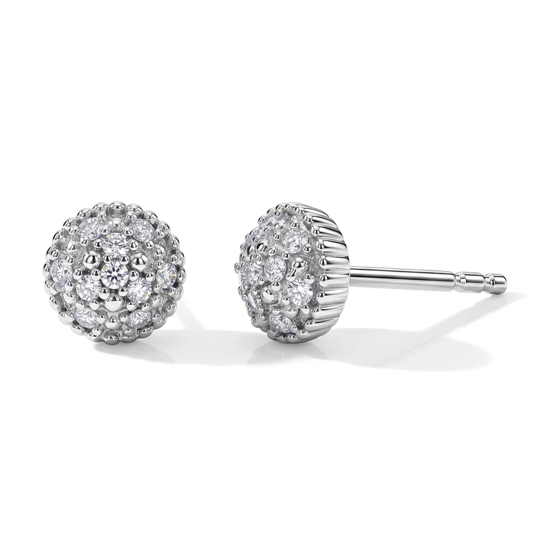 EVER TRUE Grüner Diamant Ohrringe Nickelfreies Messing