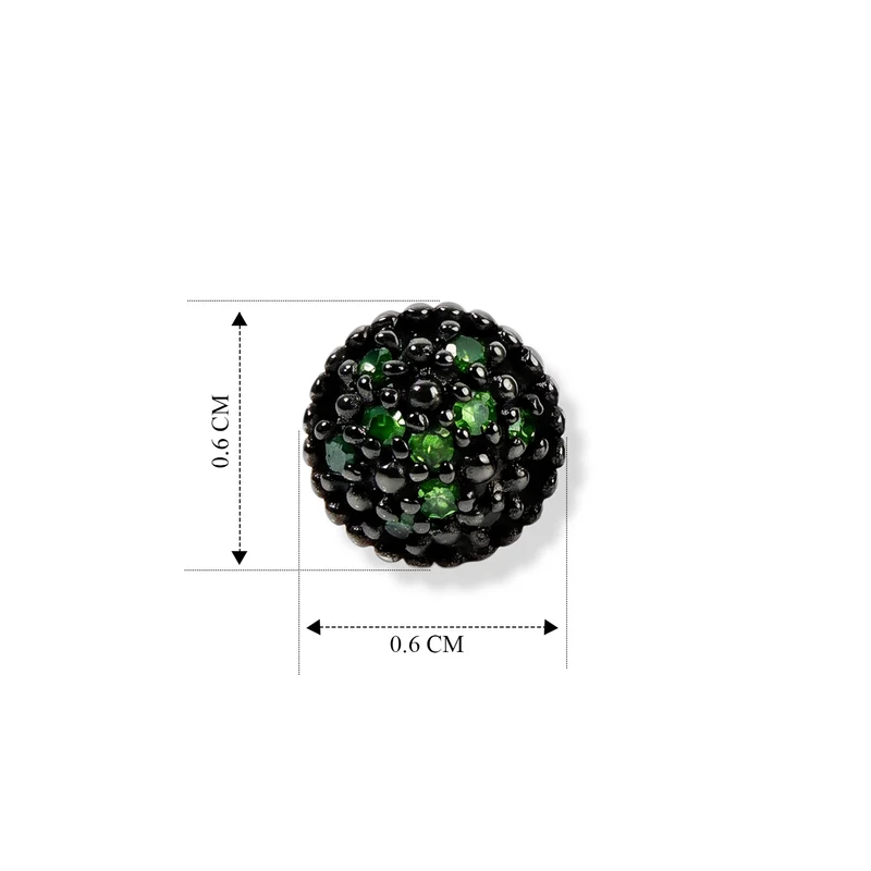 EVER TRUE Grüner Diamant Ohrringe Nickelfreies Messing