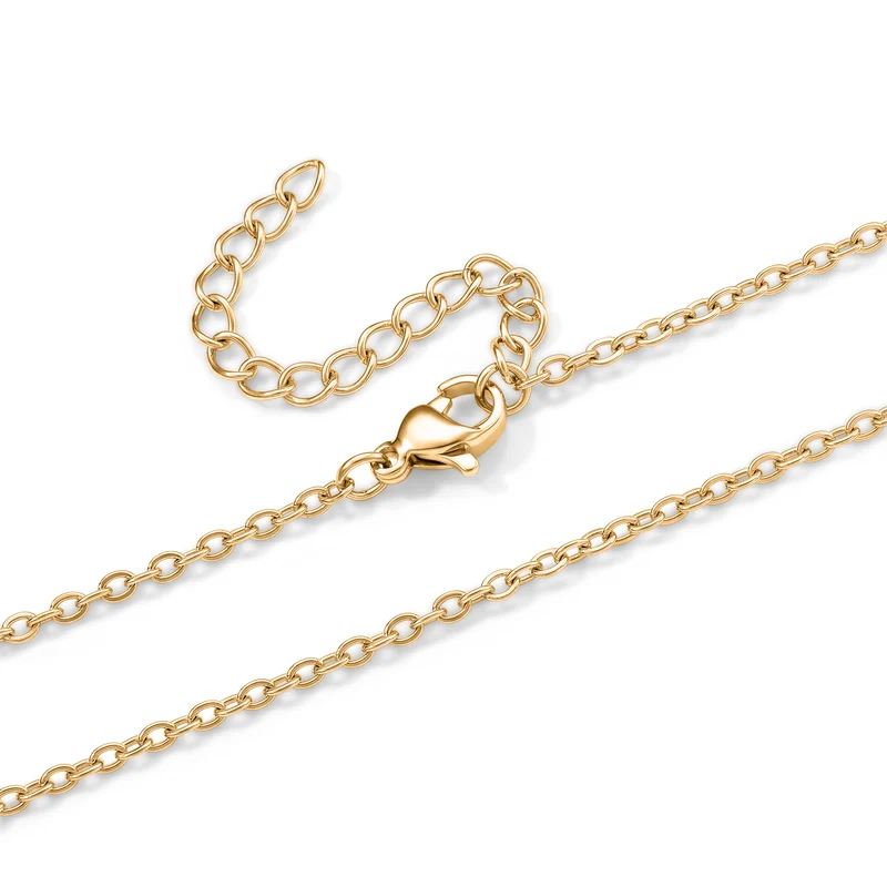 Amazonit, Kristall und Zirkonia Anhänger mit 50cm Kette, Messing - 20 ct.