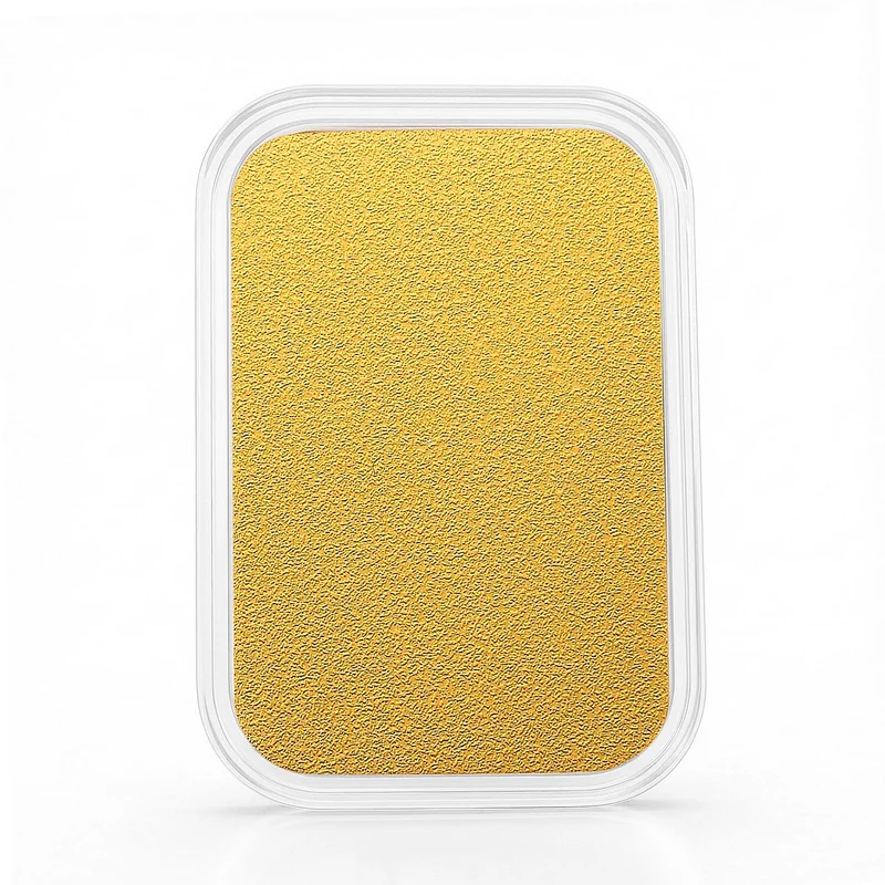 999er Goldfolie mit Golden Gate Bridge San Francisco-Motiv, 2,6x4cm, 10mg