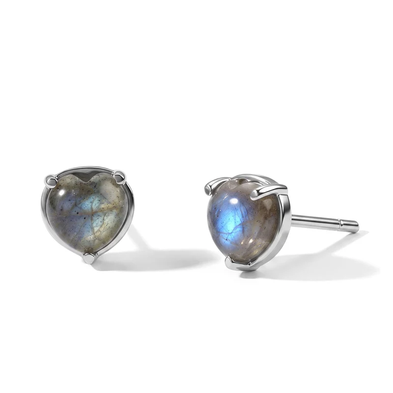 EVER TRUE AAA Labradorit Ohrringe 316L Edelstahl ca. 2.02 ct