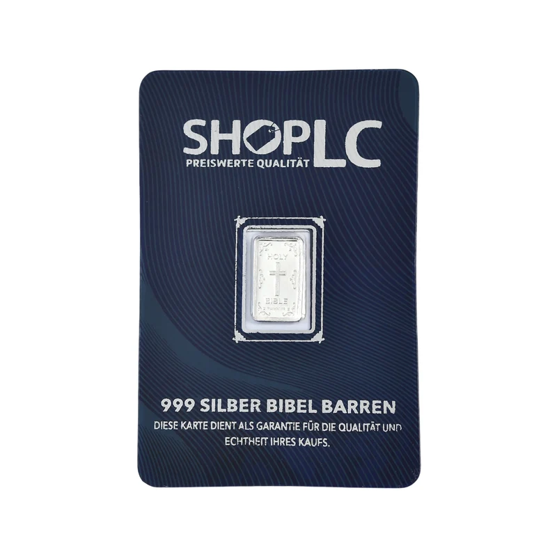 999er Silber-Barren, Bibel-Motiv, 1 Gramm