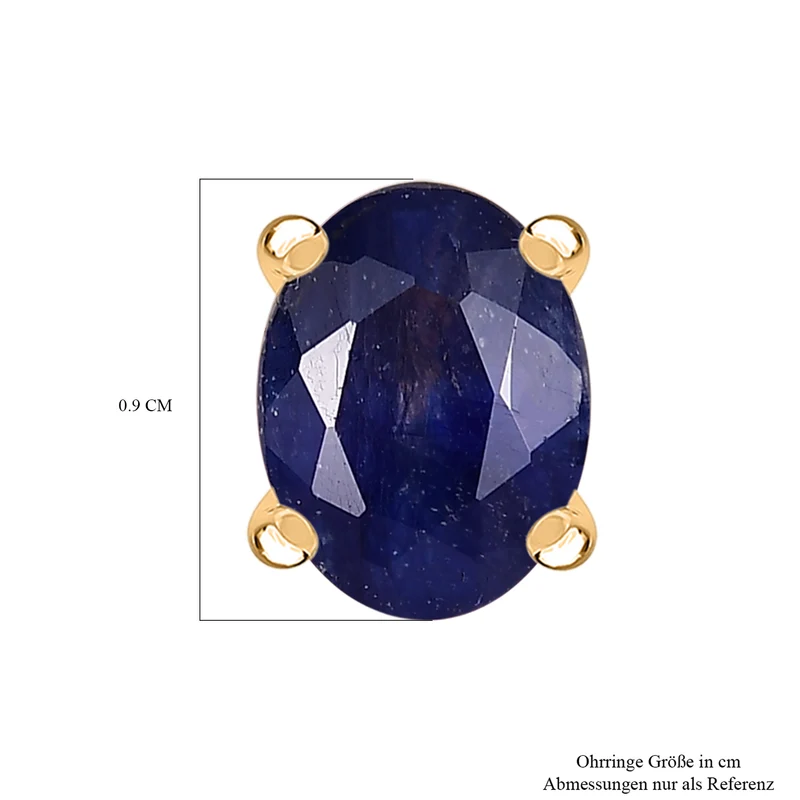 D'Joy Peridot Ohrringe 925 Silber 750 Gelb Vergoldet ca. 2.43 ct
