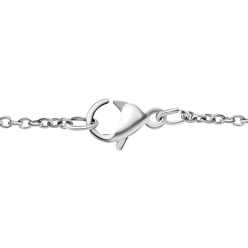 Natürlicher burmesischer Rubin, Weißer Zirkon Anhänger mit Kette ca. 50 cm, 925 Silber rhodiniert ca. 1.29 ct