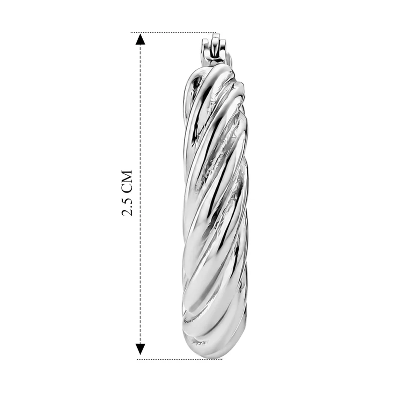 Reiner Edelstahl Ohrringe 11,00g