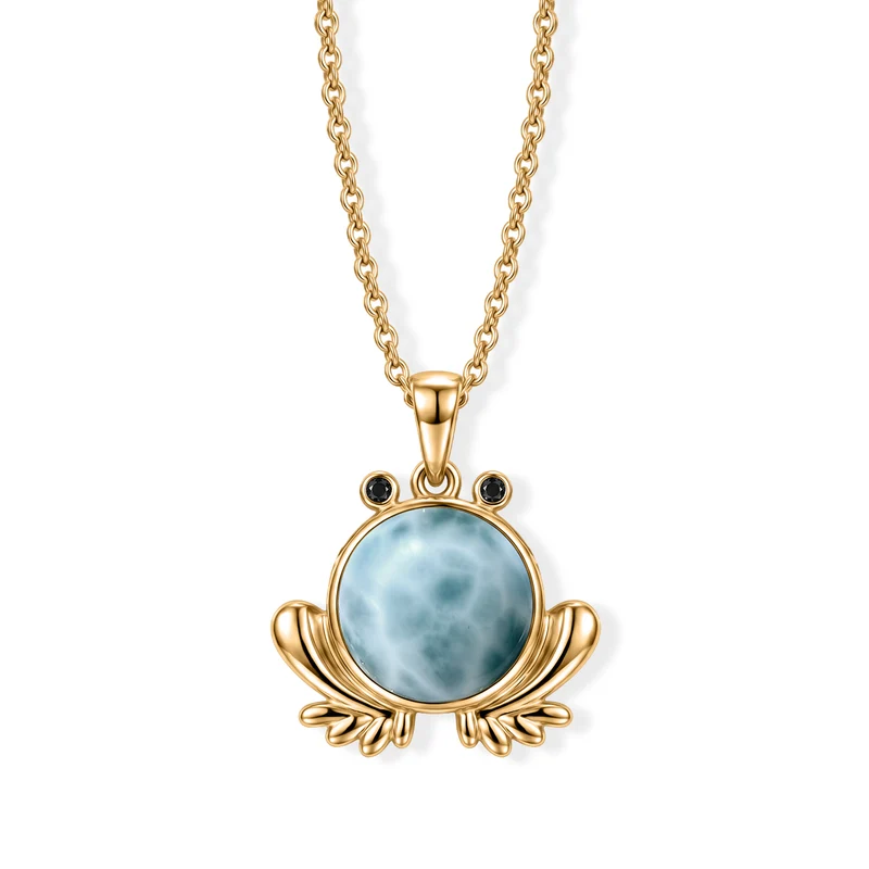 EVER TRUE AA Larimar, Schwarzer Spinell Schmuckset ca. 50 cm ca. 6,00 ct.