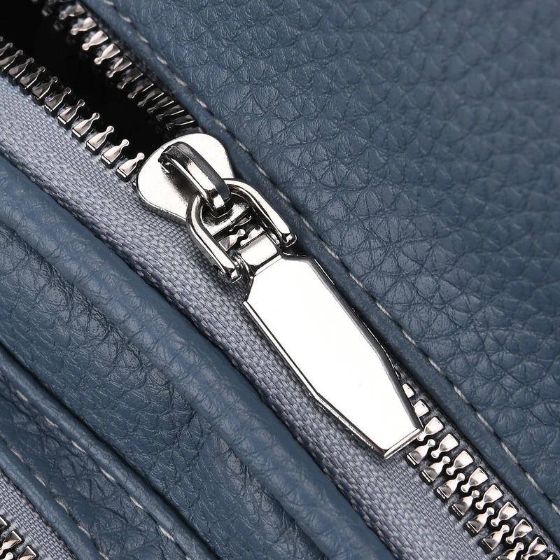 Crossbody-Tasche aus Nylon, mit mehreren Reißverschlussfächern und verstellbarem Schulterriemen, 24x15x9?cm, Rot