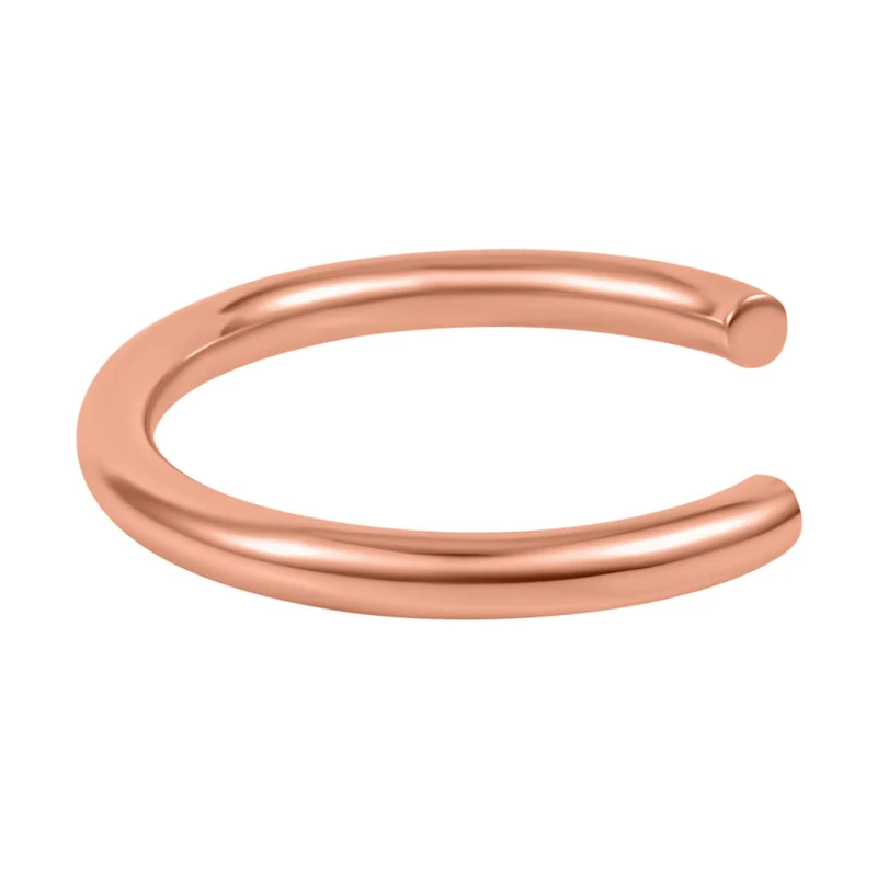 3er Set - Designer Inspiriert Armreif, Creolen und Anhänger mit kette, Rosefarben