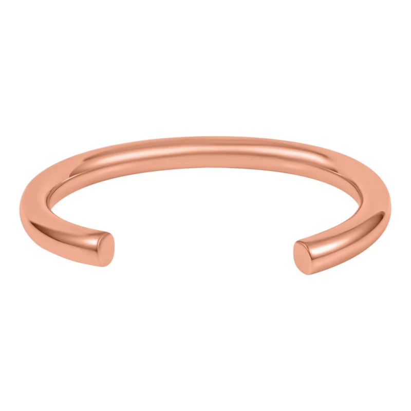 3er Set - Designer Inspiriert Armreif, Creolen und Anhänger mit kette, Rosefarben