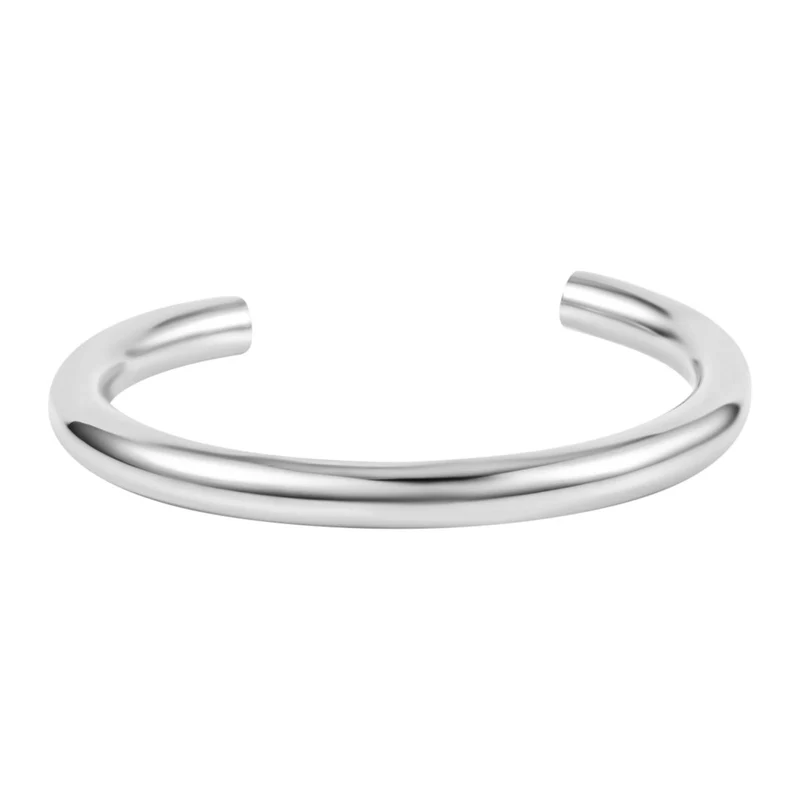 3er Set - Designer Inspiriert Armreif, Creolen und Anhänger mit kette, Rosefarben