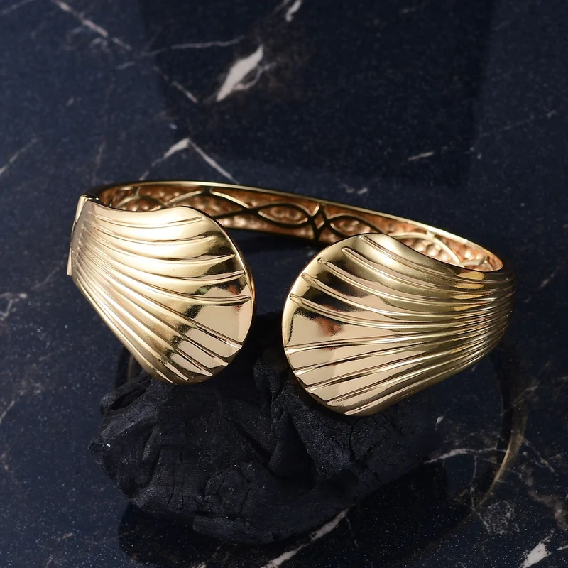 Ever True Bronzella Kollektion Statement Messing Armreif ca. 19 cm ca. 13,42g