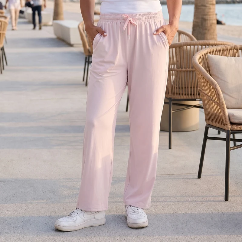 LA MAREY Kühlende Softkomfort Hose mit 2 Taschen, UV Schutz, EU 42-44 (L), Schwarz
