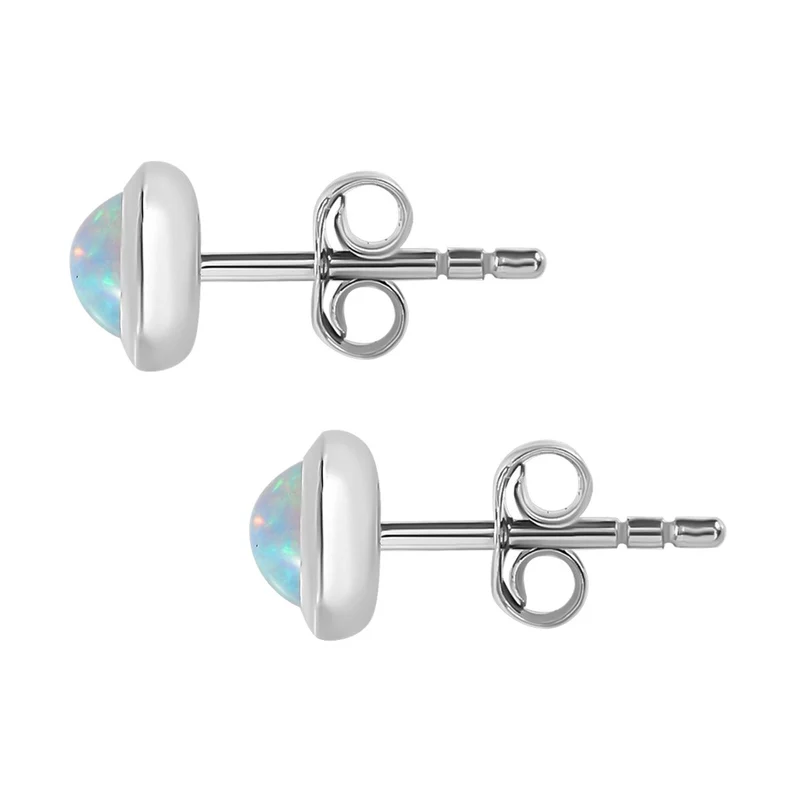 AA Natürlicher, äthiopischer Welo Opal Schmuckset 925 Silber rhodiniert ca. 1,02 ct.