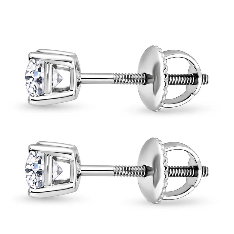 LUXURIANT 1 ct. SGL zertifizierte VS-EF Labor Diamant Ohrringe in 950 Platin