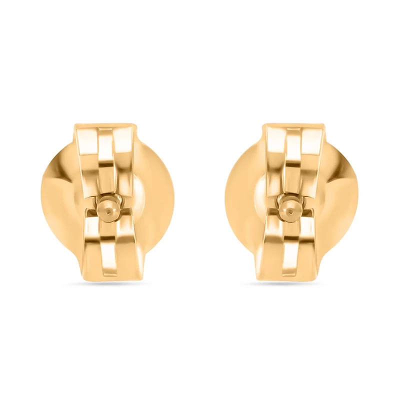 LUXURIANT 0,33 ct. VS-GH Labor Diamant Ohrringe, 925 Silber Gelbgold Vermeil