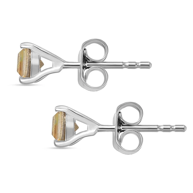 J Francis gefertigt mit SWAROVSKI Weißer Swarovski Kristall Ohrringe 925 Silber