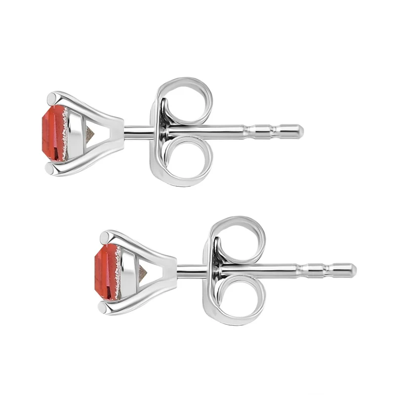 J Francis gefertigt mit SWAROVSKI Weißer Swarovski Kristall Ohrringe 925 Silber